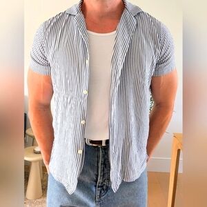 Abercrombie Short Sleeve Camp Collar Shirt